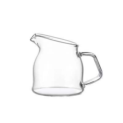 Glass cup 100ml Glass Creamer Pitcher With Spout Small Milk Jug For Espressos Coffee Tea Table Serving