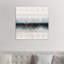 Winter Blue Geo by Elisabeth Fredriksson - Print on Canvas-817073891-824916916