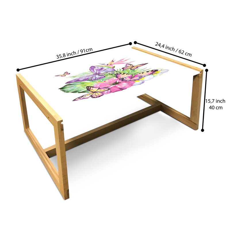 Jakobsen Sled Coffee Table, 90cm H x 62cm W x 40cm D