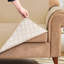 Housse pour fauteuil avec accoudoirs pour 1 canapé, housse de canapé antidérapante pour chiens, housse de protection de meuble avec sangles en mousse et sangles élastiques pour chat (sable)-2117536470-2028918027