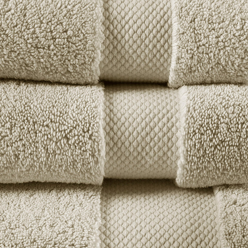 1000Gsm 100% Cotton 6 Piece Towel Set, Natural
