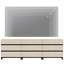 Commode double 9 tiroirs 94,5 "avec base en métal-359722887