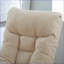 Fauteuil inclinable réglable en mousse à mémoire de forme 3D pour balcon / tatami | Coton | Courbé