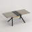 Retro Rectangular Stretch Dining Table With Black Fine Sand Iron Foot Base-1618548739-1618548749