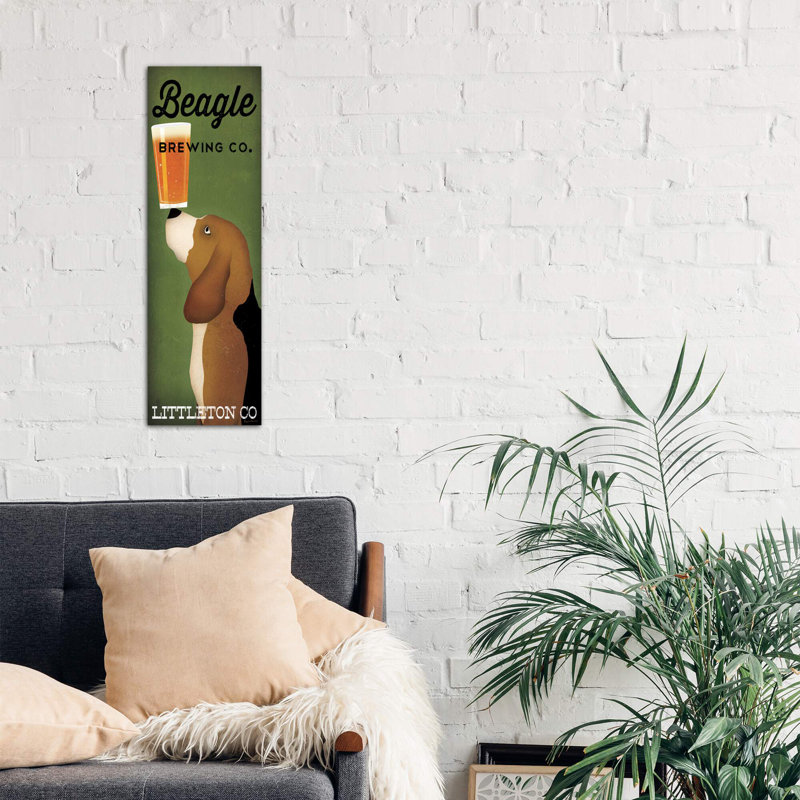 Beagle Brewing Co. by Ryan Fowler - Wrapped Canvas Panoramic Print, 30.48 cm H x 91.44 cm W x 1.91 cm D