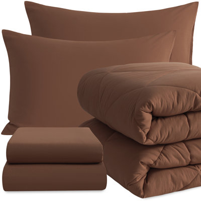 5 Pieces Soft and Breathable Twin Bedding Set