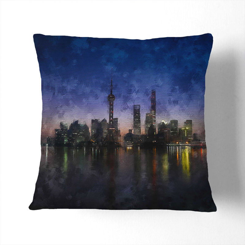 Square Throw Cushion, 55cm H x 55cm W x 20cm D