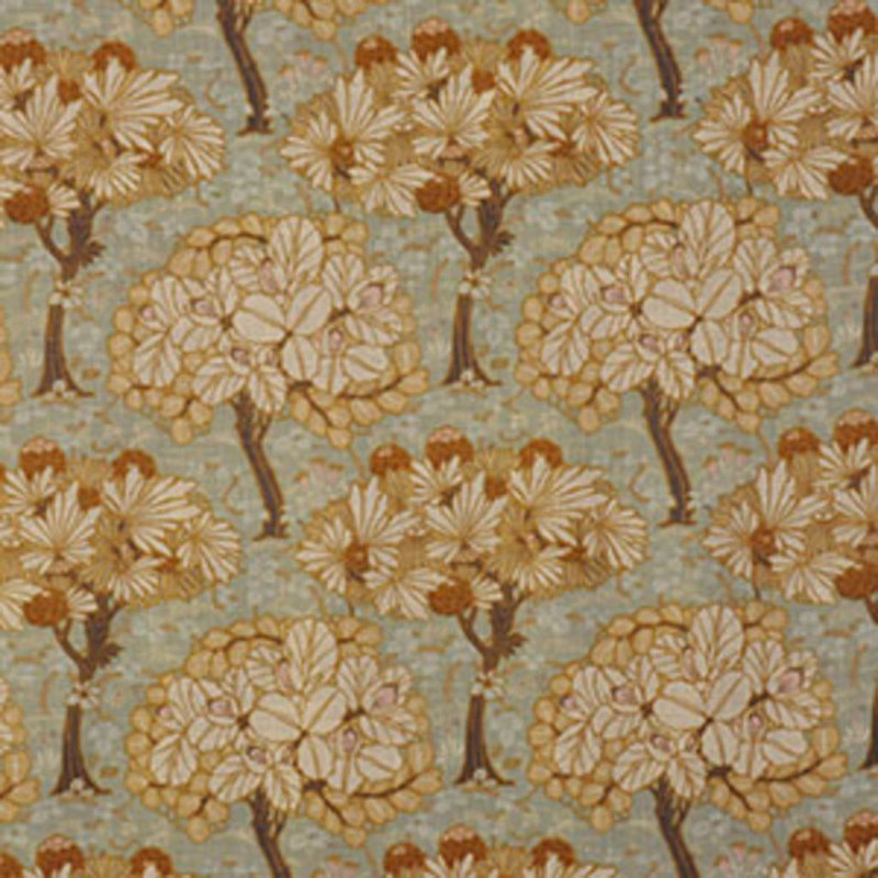 Luxe Floral Fabric, Blue