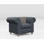 Melrose 115Cm Wide Tufted Genuine Leather Armchair-118216875-118216878