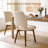 Dining Chairs Set Of 2 – Modern Upholstered Kitchen Chairs (sillas De Comedor) With Unique Cutout High Back & Wood Legs, Farmhouse Dinner Chair For Kitchen, Dining Room, Or Living Room, Beige-388281445