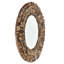Miroir d'appoint mural rond