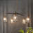 Bergeson 5-Light Dimmable Sputnik Chandelier with Hand-Blown Wavy Glass Shades
