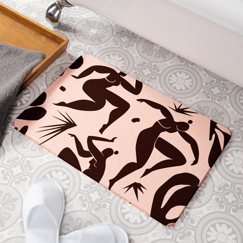 Non-Slip Shower Mat, Pink