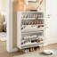 20 Pair Flip Down Shoe Storage