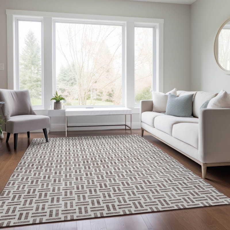 Aquaisha Geometric Indoor Rug, Rectangle 8' x 10'