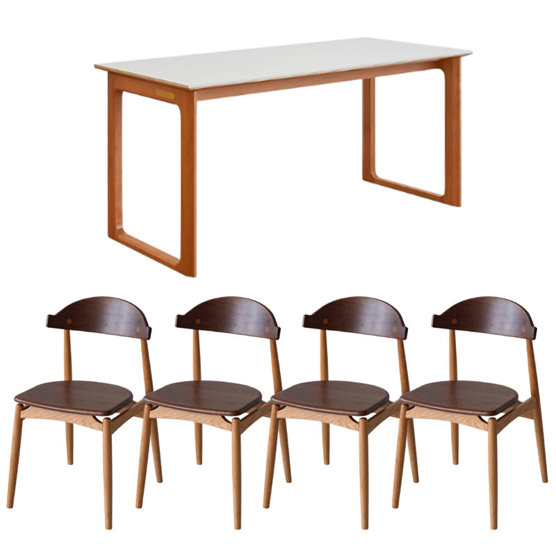 Table de salle à manger Simple, H 29,52 po x L 62,99 po x l 31,49 po, Blanc