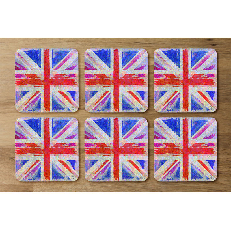 Square 6 Piece Coaster Set