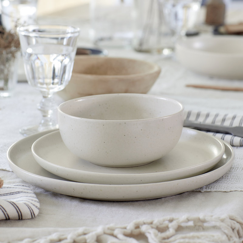 Casafina Pacifica Stoneware Dinner Plate, Tan
