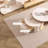 31.5" Nesting Coffee Table with sintered stone, light wood