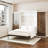 Tapaktuan Murphy Storage Bed with 2 Wardrobe Side Cabinets-96830474-96830477