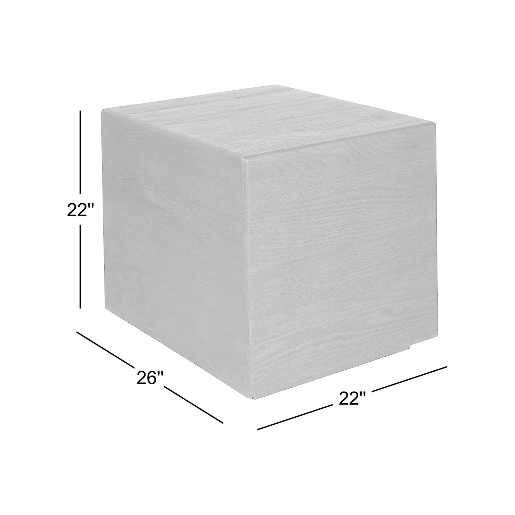 Elia End Table, Brown