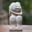 Novica Daydreamer Sandstone Sculpture