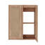 Armoire de salle de bain latérale, portes à fermeture douce, conception à fixation flottante