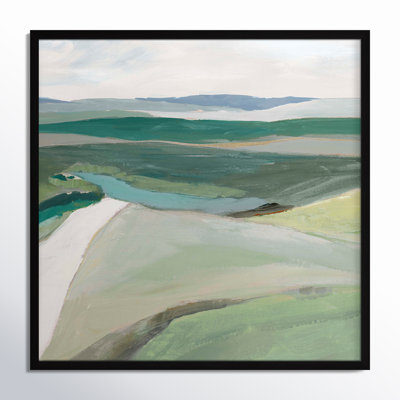 Wolfdale "Fields of Green II" Print by Ian C