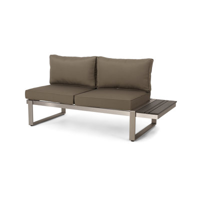 Fauteuil droit en aluminium kaki - moderne et confortable. 64,65 po Profondeur x 30,64 po Largeur 27,03 po Hauteur, 41,95 lb Mass Cozy. P l H