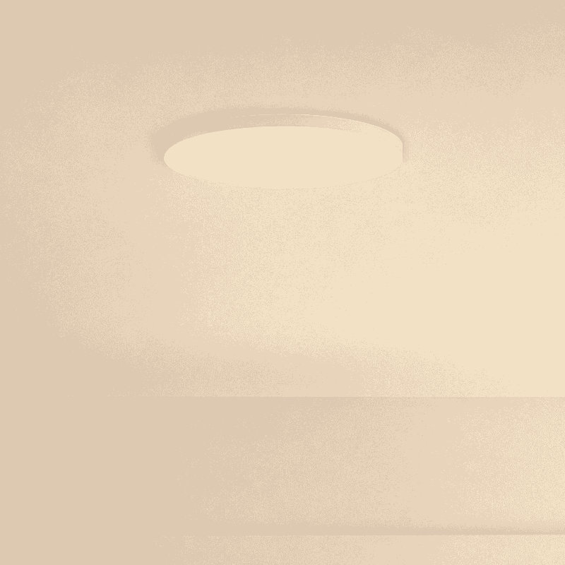 Plafonnier encastré blanc DEL 20 po Norix, Blanc, 20 po