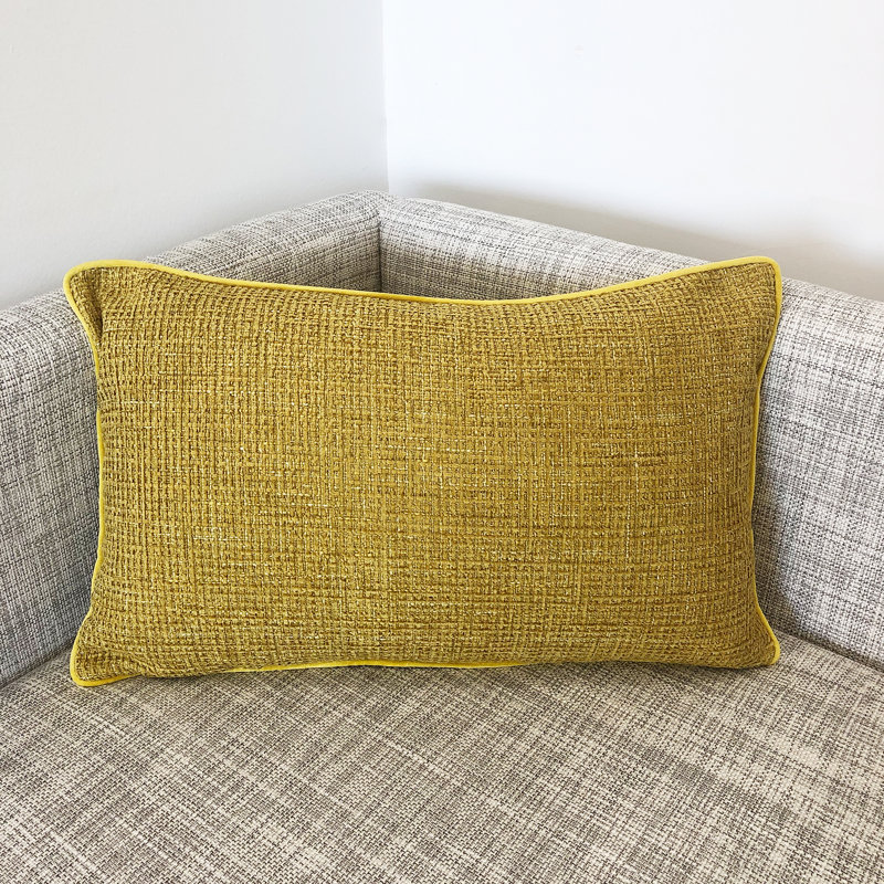 Pelagios Rectangular Pillow Cover & Insert, Mustard