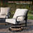 Bular Swivel Metal Outdoor Lounge Chair-1476515729