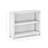 Taiga 2-Shelf Bookcase - White