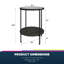 Arshaluys Glass Top End Table