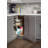 30" Diameter "Easy 360 Susan" Chrome Wire Corner Organizer