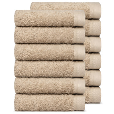 Graciela 12 Piece 100% Cotton Washcloth Set