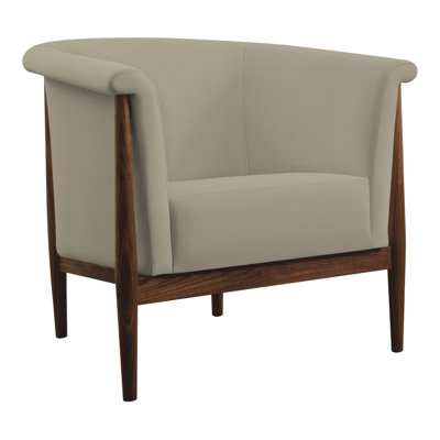 Fauteuil demi-tonneau l 34,5 po Walnut Grove
