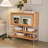 Modern Cherry Solid Wood Accent Cabinet-810863438