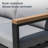 Decksplore 4-Piece Metal Patio Conversation Set with Deep Cushions, Tempered Glass Table, Weather-Resistant Outdoor Sofa Set