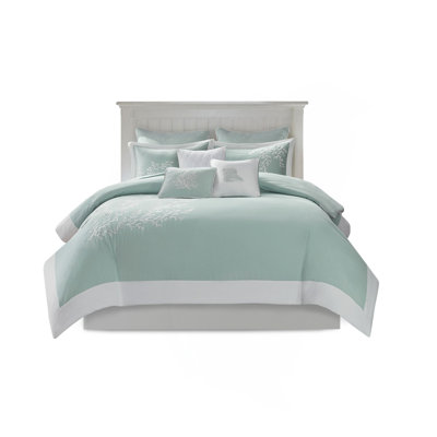 Duvet Cover Mini Set Aqua Queen