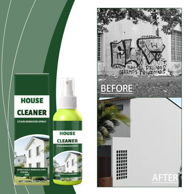 Outdoor cleaners Outdoor Concentrated Cleaner With Sodium Hypochlorite For Removal Of Stains Without Wiping Safe Outdoor Cleaner.100ml