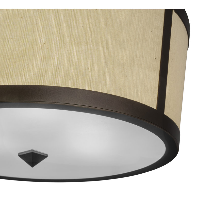 3 - Light Outdoor Semi Flush Mount
