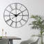 Garney Metal Wall Clock with Black Hands-569890745-569890746