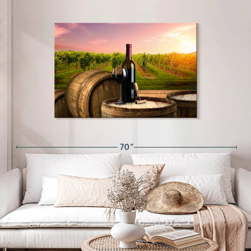 Yarlin Tuscan Wine Vineyard, H 30 po x l 45 po