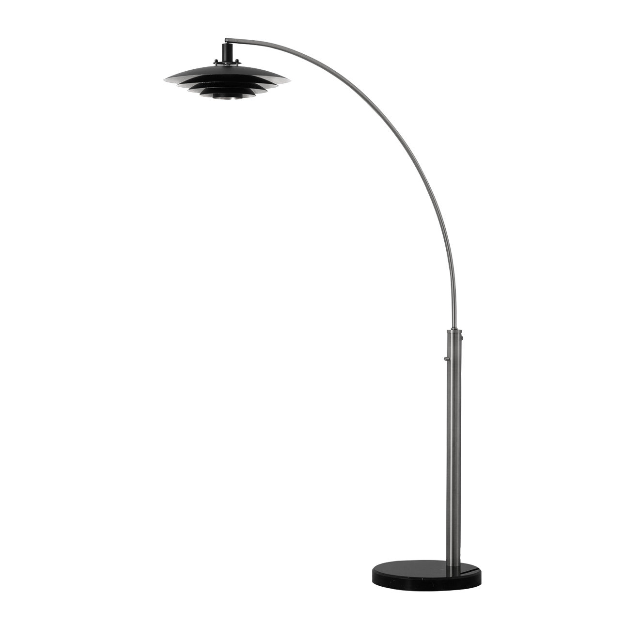 Rancho Mirage 86" Marble Lamp, Antique Nickel