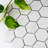 Porcetile 12.8 in. x 11.11 in. Honeycomb Matte Porcelain Mosaic Wall and Floor Tile