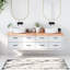 Audreena 180cm Solid Wood Bathroom Vanity Top-179919578