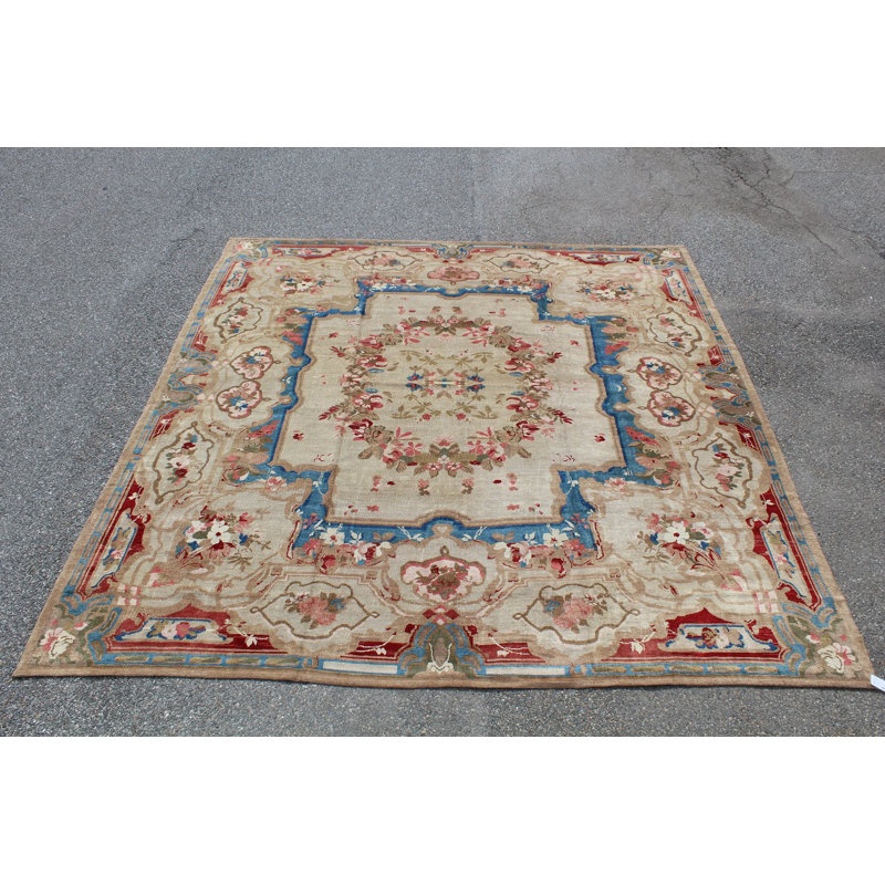 Savonnerie One-of-a-Kind 15'6" X 16' Hand Knotted Area Rug