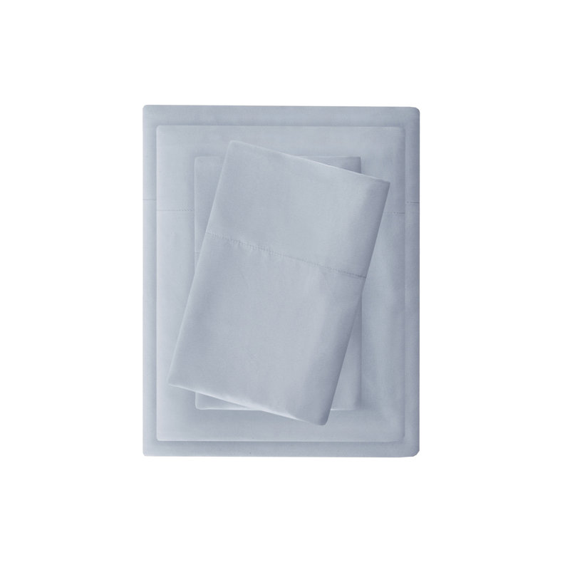 Blue Twin XL Luxurious Brushed Microfiber Deep Pocket Sheet Set