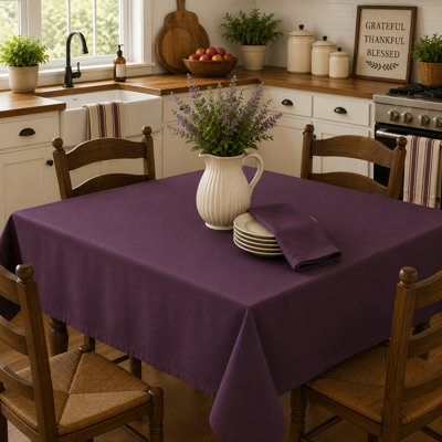 36"x36" Sq. Purple Tablecloth